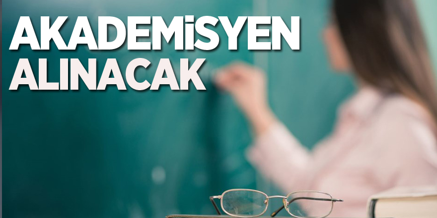 Akademisyen alacak