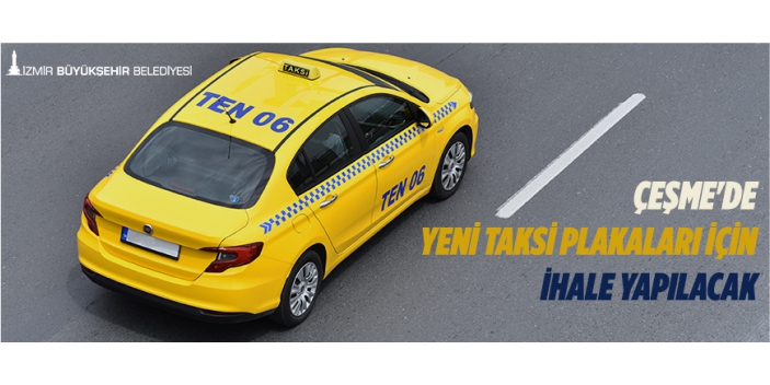 Taksi plakaları için ihale yapılacak