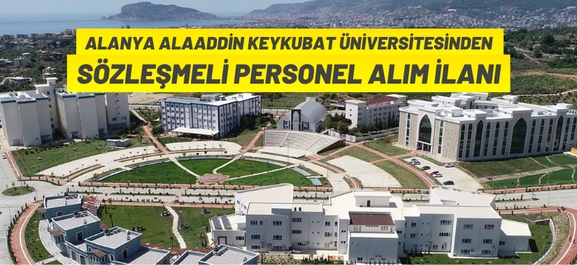 Sözleşmeli personel alınacak