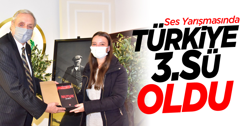 SES YARIŞMASINDA TÜRKİYE 3.SÜ OLDU