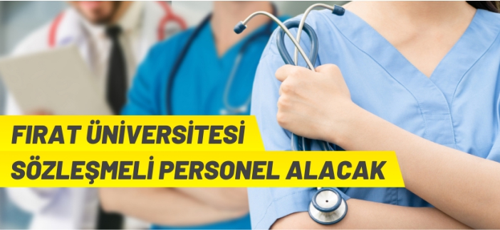 Fırat Üniversitesi personel alacak