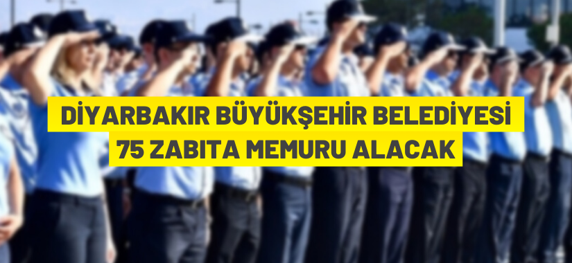 Zabıta memuru alınacak