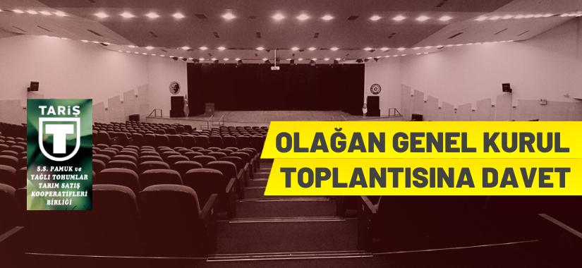 Olağan Genel Kurul Toplantısına davet