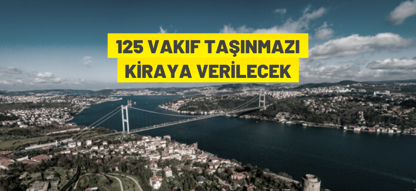 İstanbul Vakıflar 1.Bölge Müdürlüğü'nden kiralık taşınmazlar