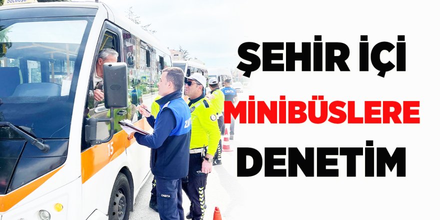 Şehir İçi Minibüslere Denetim