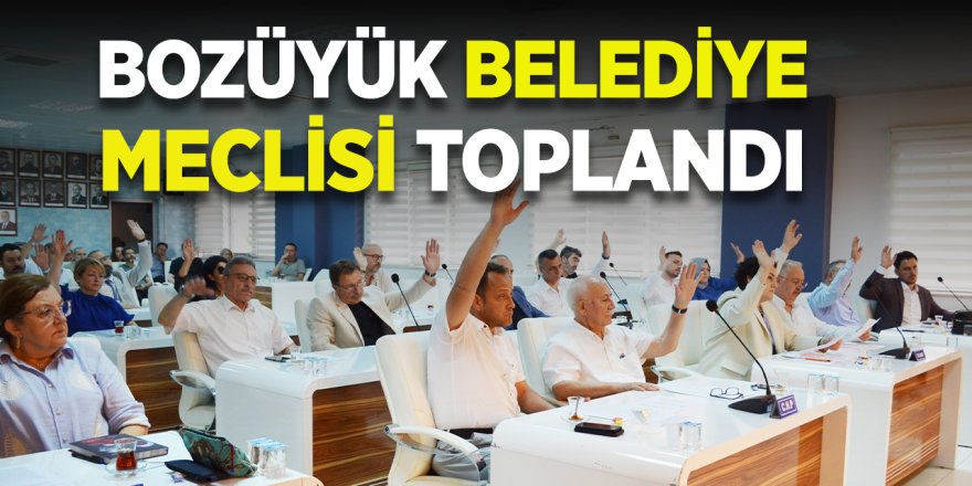 Bozüyük Belediye Meclisi Toplandı