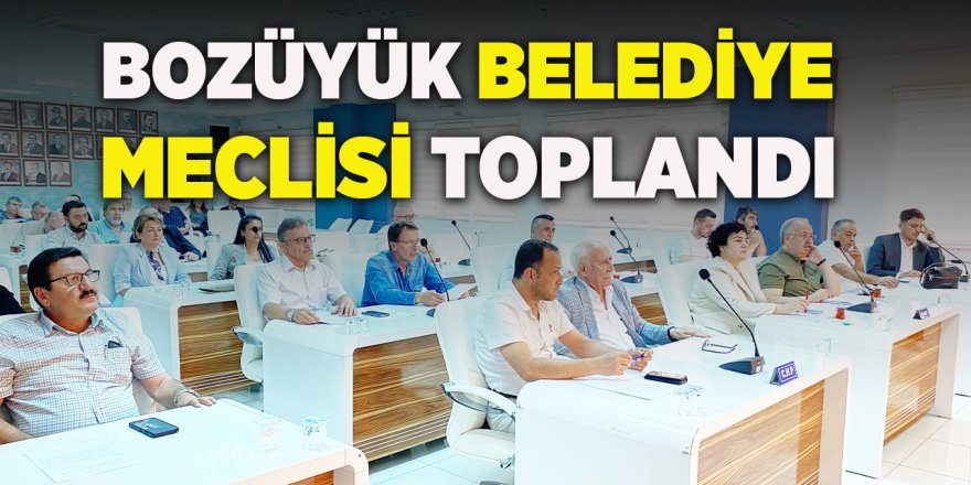 Bozüyük Belediye Meclisi Toplandı