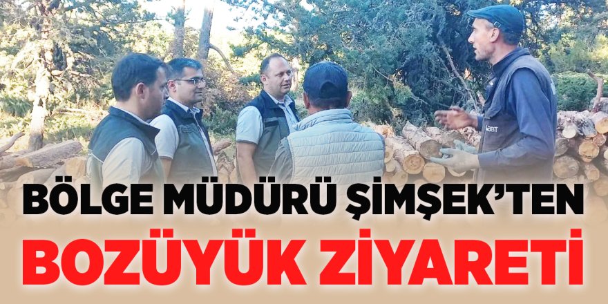 Bölge Müdürü Şimşek'ten Bozüyük Ziyareti