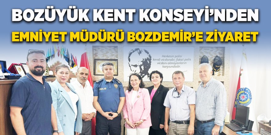 Bozüyük Kent Konseyi Müdür Bozdemir'i Ziyaret Etti