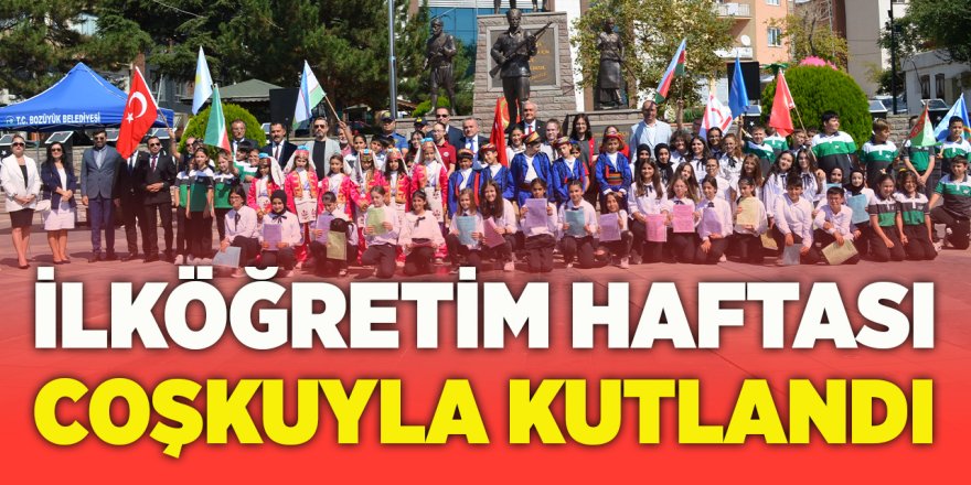 İlköğretim Haftası Coşkuyla Kutlandı