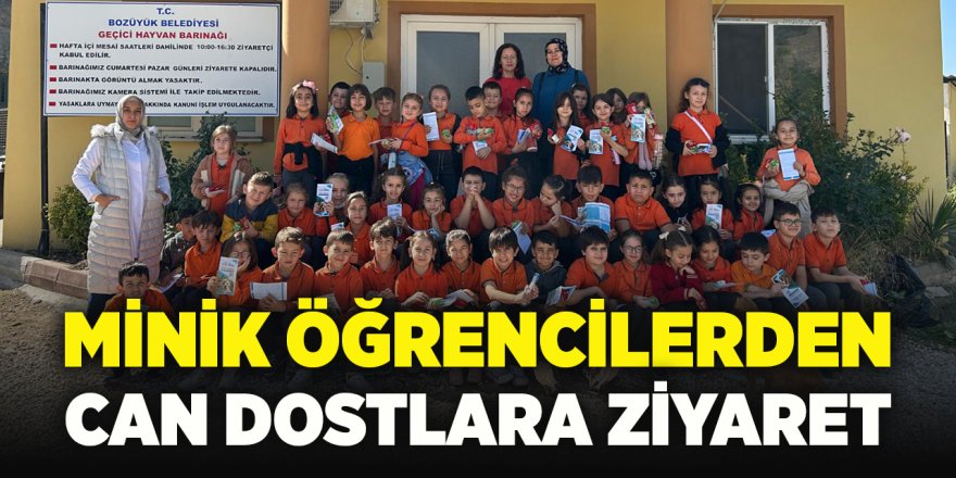 Minik Öğrencilerden Can Dostlara Ziyaret