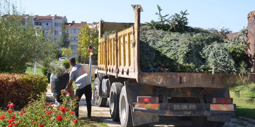 Bozüyük'te çevre düzenleme çalışmaları