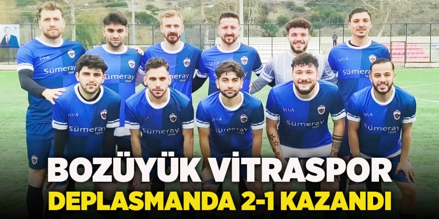 Bozüyük Vitraspor Deplasmanda 3-1 Kazandı