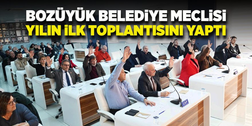 Bozüyük Belediye Meclisi Yılın İlk Toplantısını Yaptı