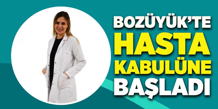 Bozüyük'te Hasta Kabulüne Başladı