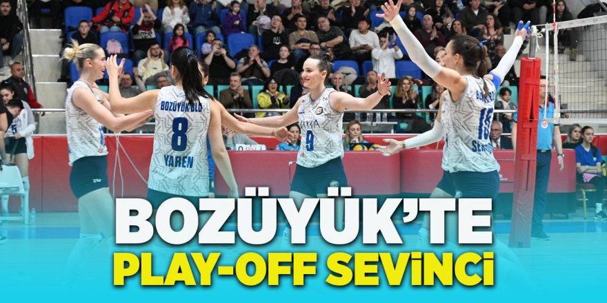 Bozüyük'te Play-Off Sevinci