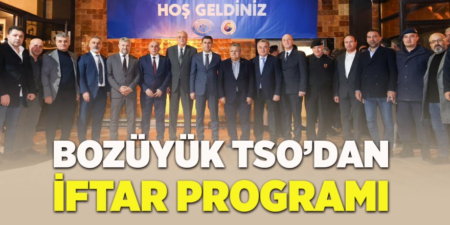 Bozüyük TSO'dan İftar Programı