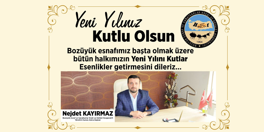 Bozüyük Esnaf ve Sanatkarlar Kredi ve Kefalet Kooperatifi Yeni Yıl Kutlaması