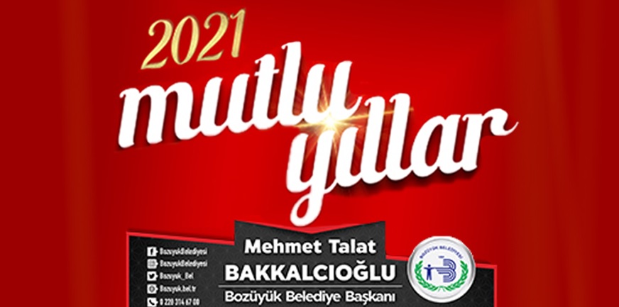 Bozüyük Belediyesi Yeni Yıl Kutlama İlanı